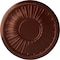 Ekena Millwork Leandros Ceiling Medallion (Fits Canopies up to 6 3/8"), 19 7/8"OD x 1 1/4"P, Antique Copper CM22LNACS - alternate 1